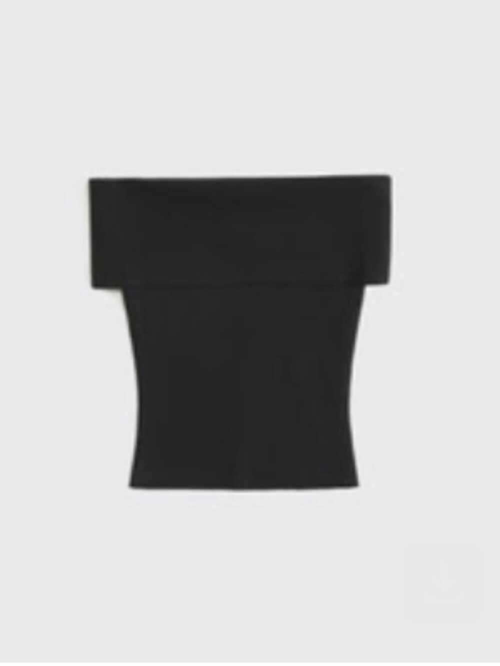 Abercrombie Foldover Off-The-Shoulder Sweater Top